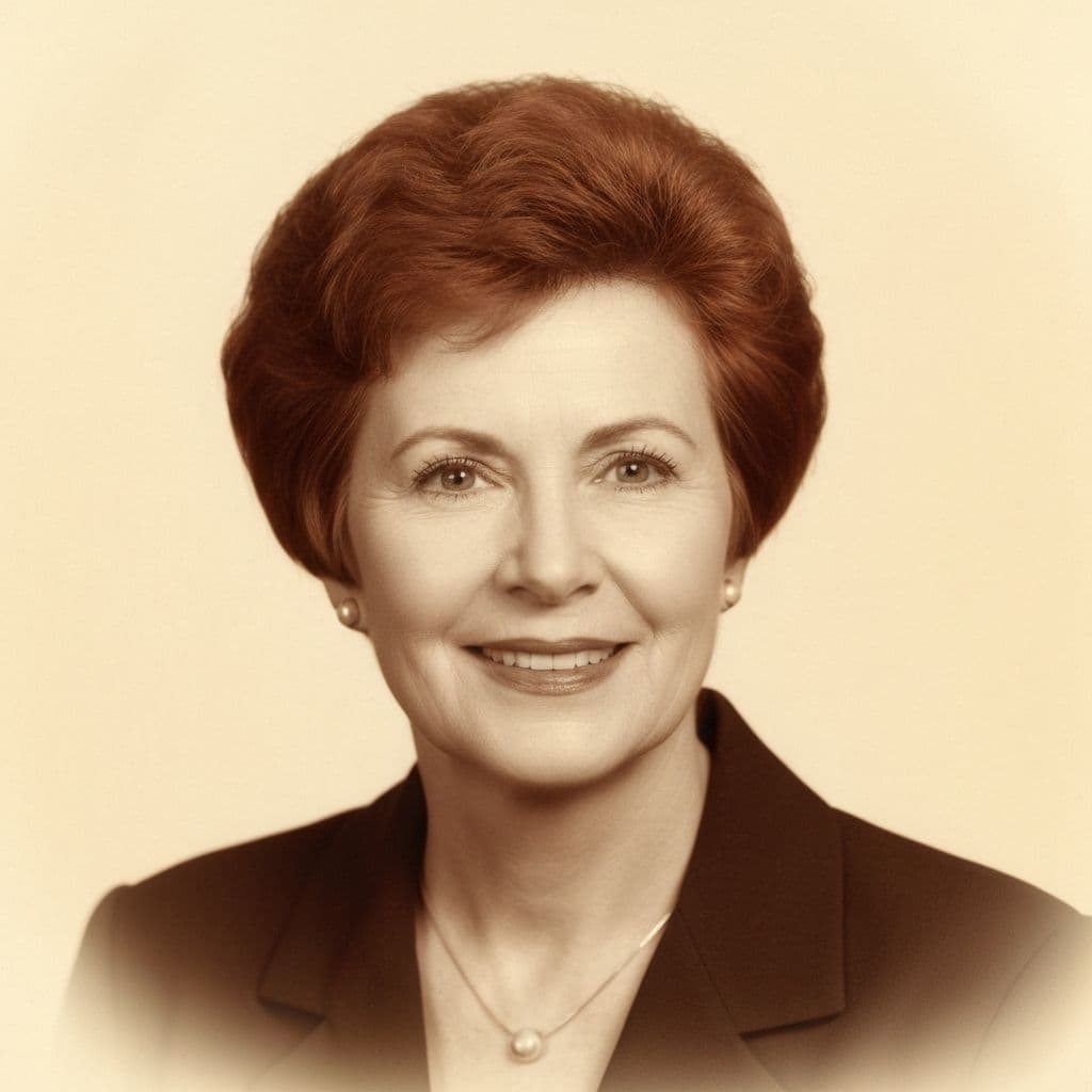 Memorial portrait of Evelyn Mae Carter